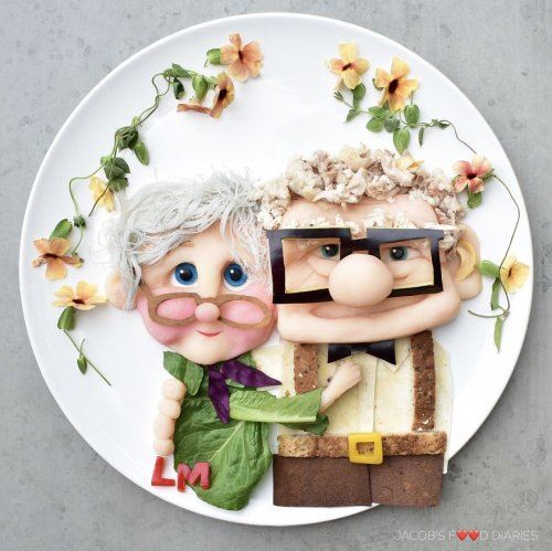 Сказочный фуд-дизайн: завтраки для маленького сына в виде его любимых персонажей (26 фото)