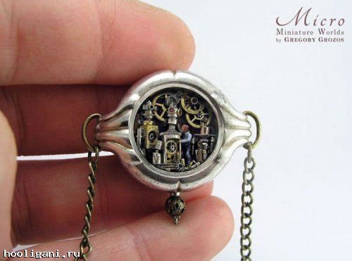 <br />
				Художник превращает старые часы в миниатюрные миры (27 фото)<br />
							