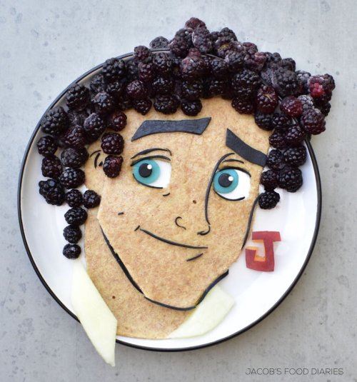 Сказочный фуд-дизайн: завтраки для маленького сына в виде его любимых персонажей (26 фото)