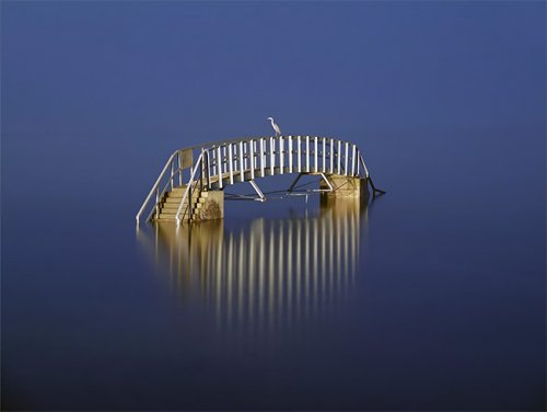 Мост в никуда: необычный мост Белхейвен в Шотландии (7 фото)